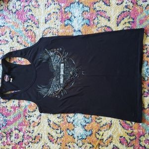 Harley Davidson Black Tank